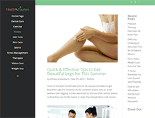 Tablet Screenshot of fitness.healthxtourism.com